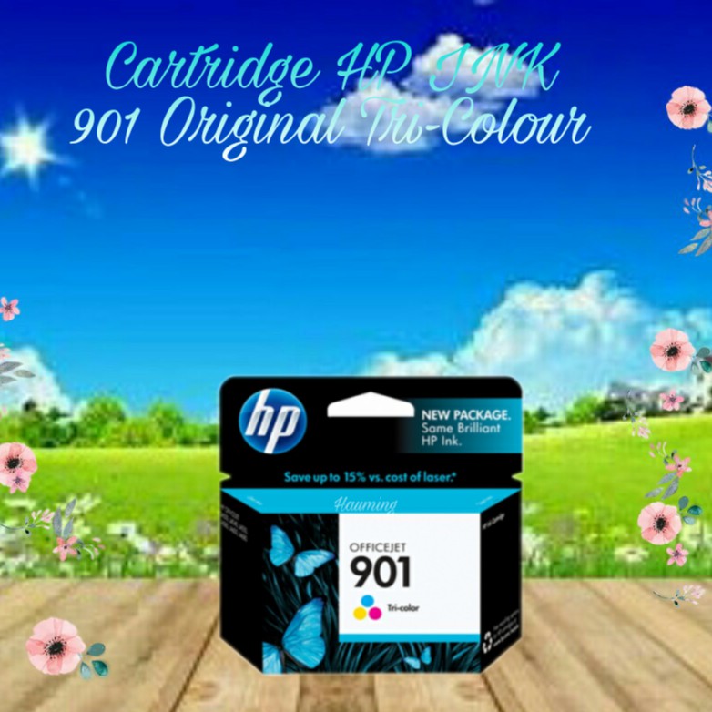 Cartridge HP 901 Tri-color Original Ink Officejet J4500 J4525