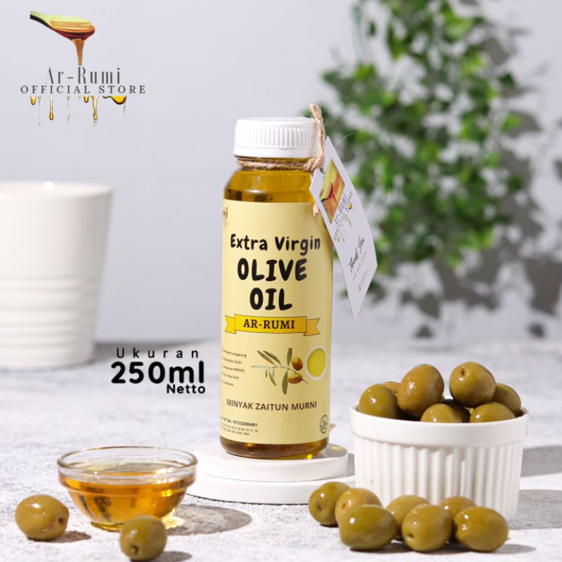 

Ar-Rumi Minyak Zaitun Murni Extra Virgin Olive Oil 250ml