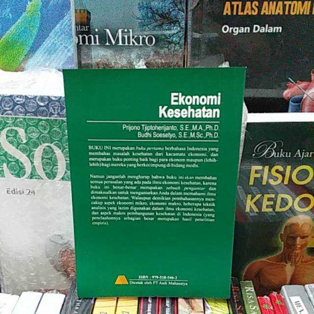 BUKU EKONOMI KESEHATAN PRIJONO TJIPTOHERIJANTO ( ORIGINAL )