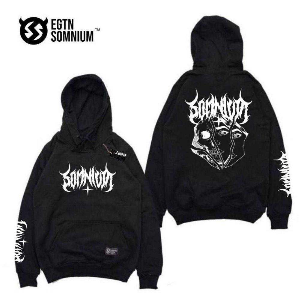 Hoodie Sweater Pria Somnium/ Hoodie Pria dan Wanita Aesthetic Font acak unisex