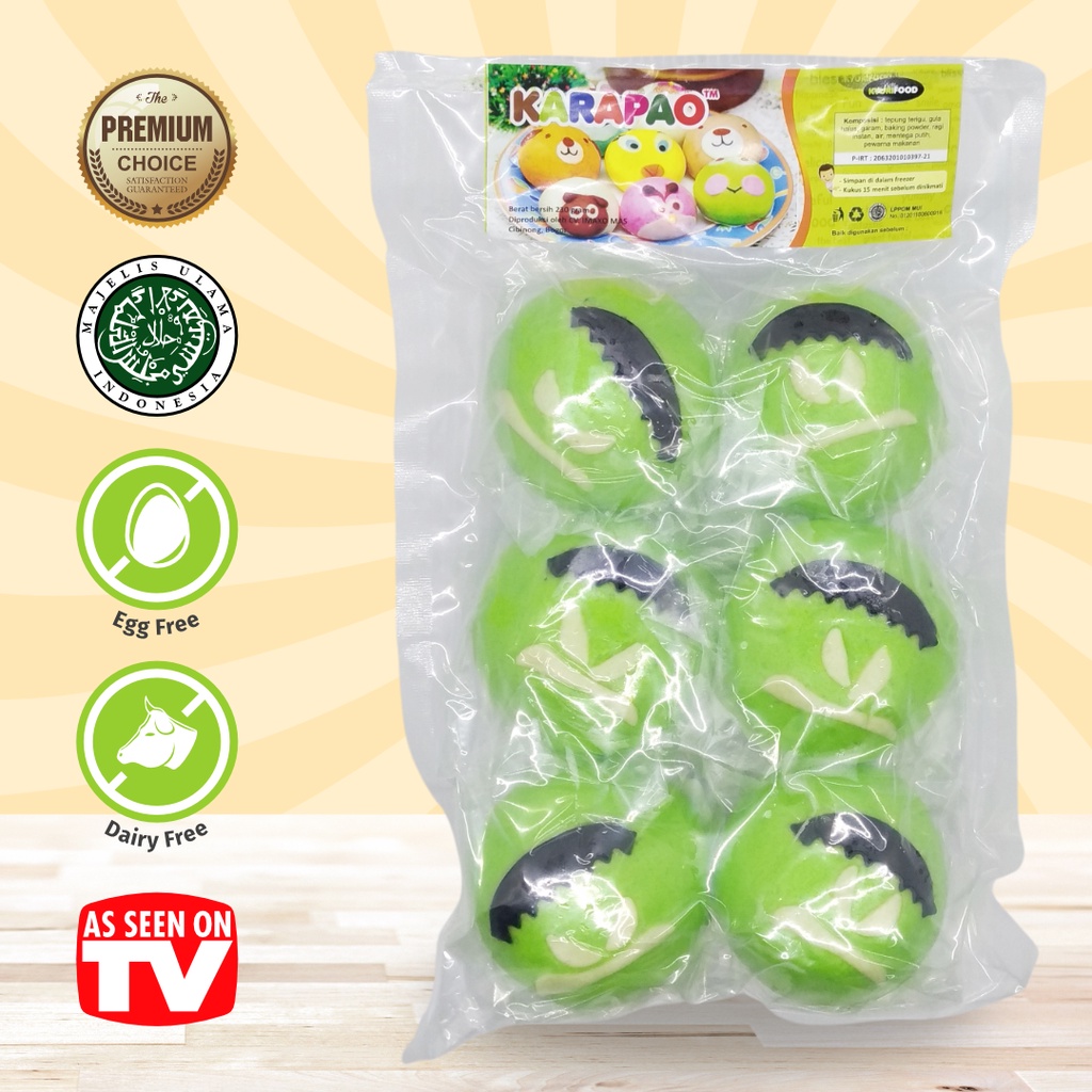 Karapao Bakpao Bapau Karakter 1 Pack 1 Rasa Kualitas Premium