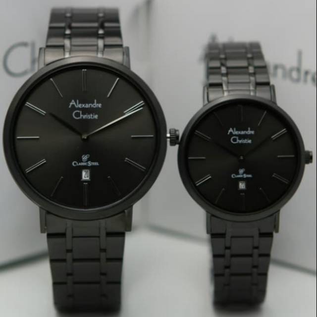 AC8597 AC 8597 Couple Alexandre Christie Original Black