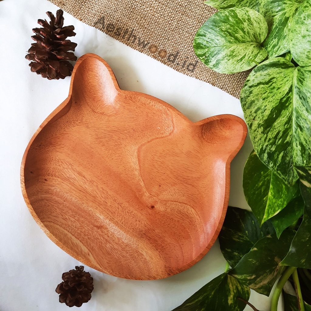 Piring Karakter Model Kucing - Piring Anak - Piring lucu unik