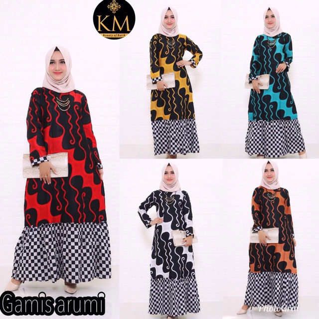 GAMIS batik Arumi cewek