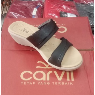 Carvil Sandal Casual Wanita Dewasa Laluna-02 Black