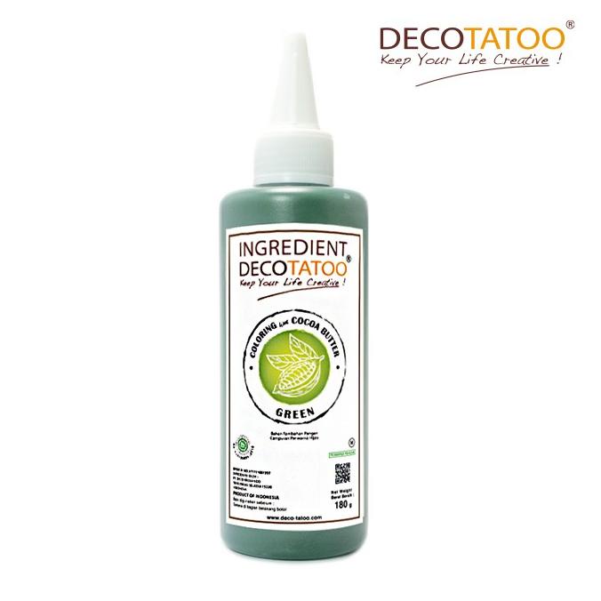 

GREEN COLOR COCOA BUTTER 180 GR - COCOA BUTTER ---NEW---
