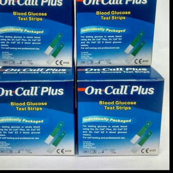 ☑ ONE CALL PLUS STRIP GULA DARAH / ON CALL PLUS STRIP GULA DARAH /STREP GULA DARAH ON CALL PLUS 25PC