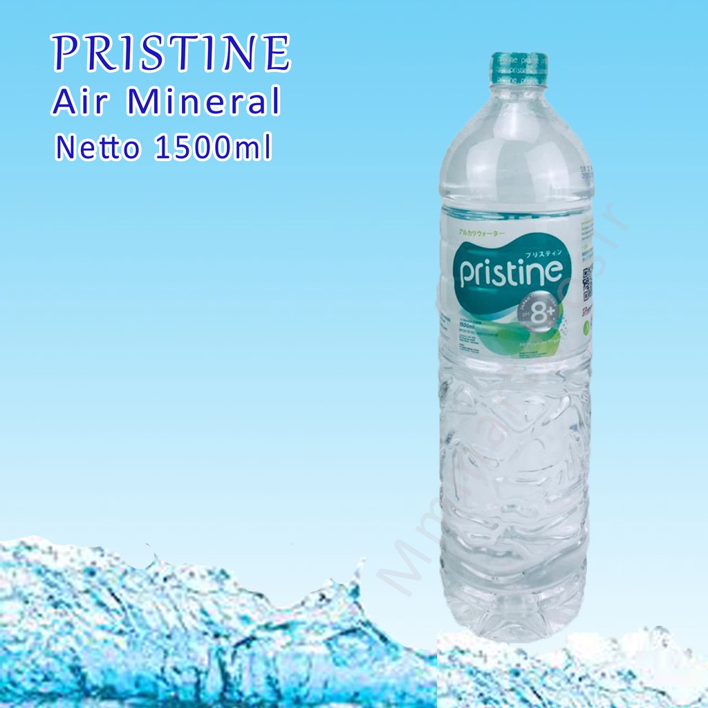 Pristine / Air Mineral pH 8+ /  Air Minum / 1,5liter