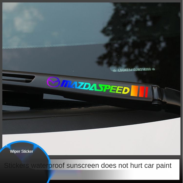 Stiker penghapus For Mazda Wipers Sticker Suitable for CX 8/CX 5CX 3/CX 30 mazda 3/Mazda 2/RX8/RX7/BT50/787B