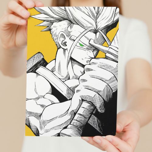 Poster Dinding Dragon Ball Aesthetic II (Isi 9 Pcs)