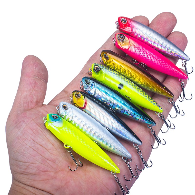 1PCS 65mm/5.5g Alat Pancing Murah Sinking Minnow relix nusantara Umpan Ikan Kail Pancing Alat Pancing Umpan Mancing Mini Minnow Lure Plastic Bait Umpan Mancing Umpan Pancing Umpan Pancing Buatan