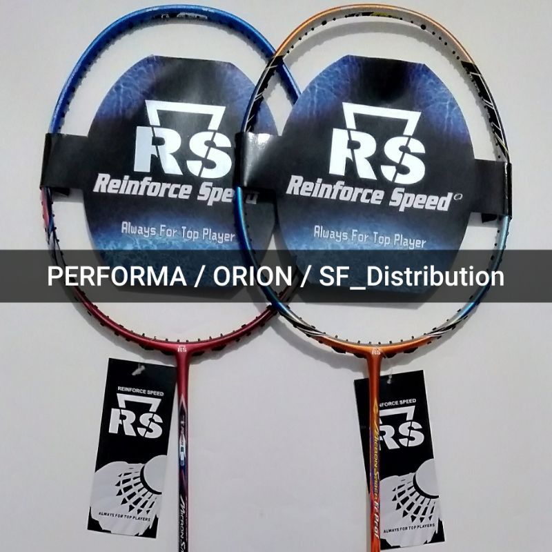 PRO ONLY - Raket Badminton RS MICRON SABER FR PROF ORIGINAL Reinforce Speed + Packing Kayu