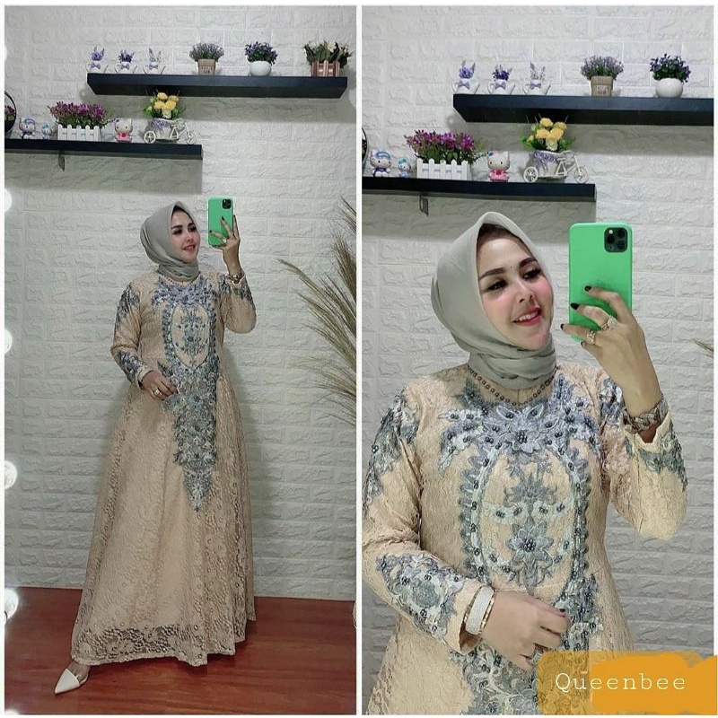 GAMIS Kanaya / kanaya Dress / gaun kanaya / kanaya Gamis brokat