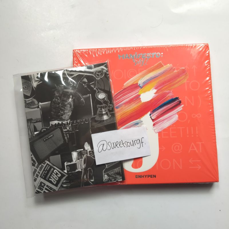 ALBUM SEALED MDO ENGENE J VER & WEVERSE VER [ENHYPEN]