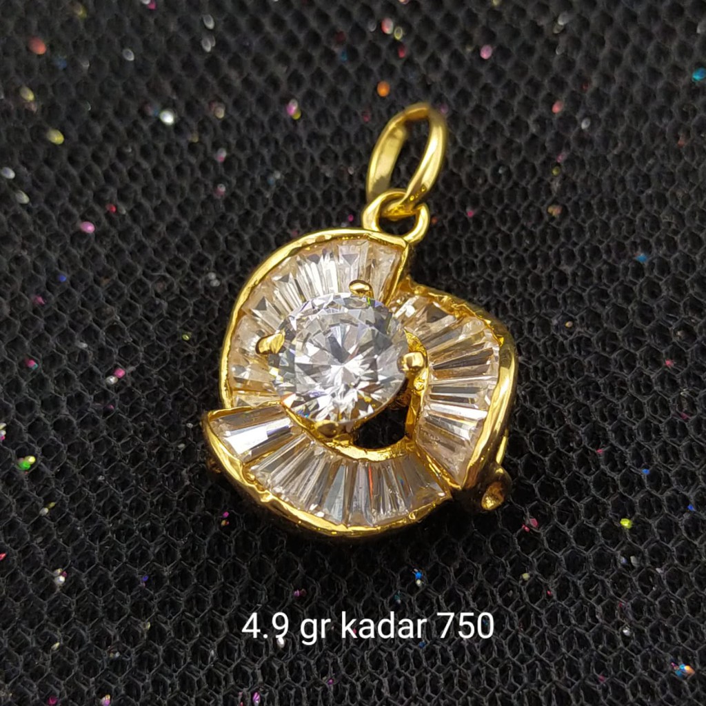 New Liontin Emas 17 K - 4.9 gr Kadar 750 - 1948