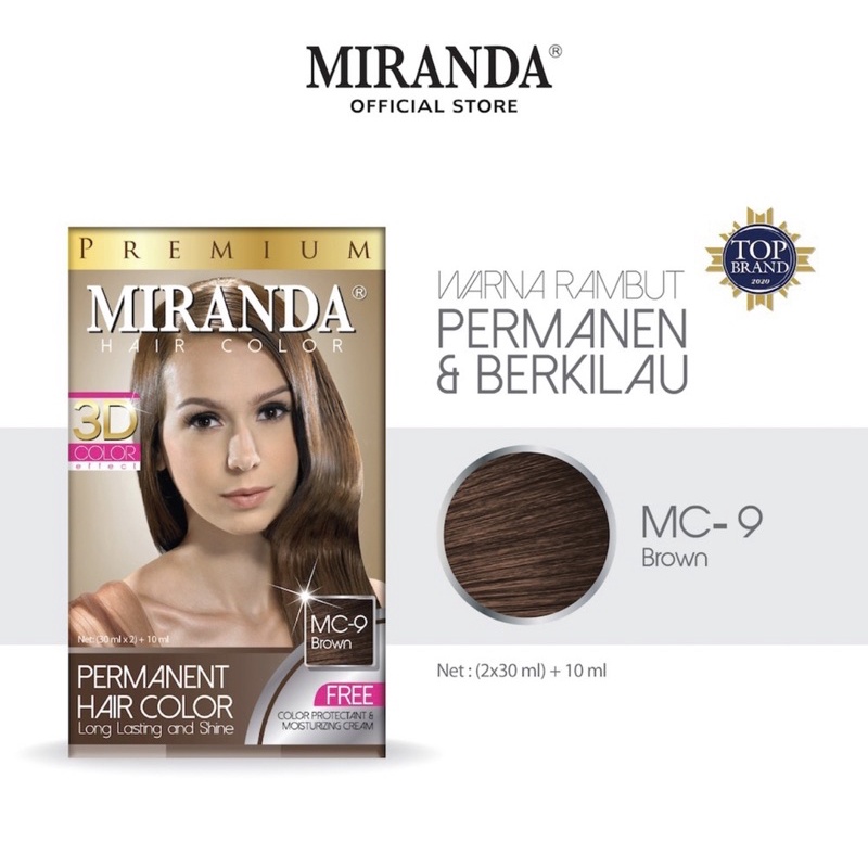 Miranda Hair Color(cat rambut) 30ml