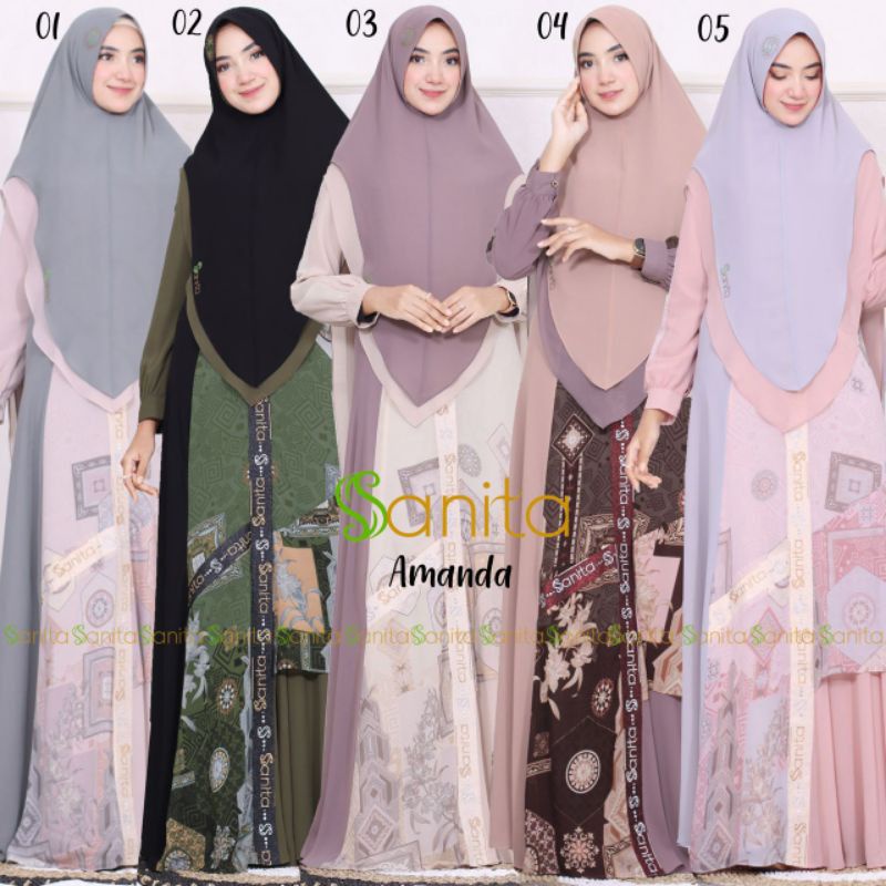 syari Amanda,furla syari,arunika syari by sanita original ready siap kirim