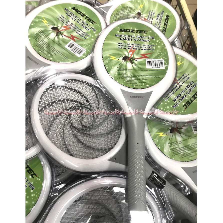 

PROMO ENAK Moztec Racket Mosquito Raket Nyamuk Mosquito Swatter Terlaris