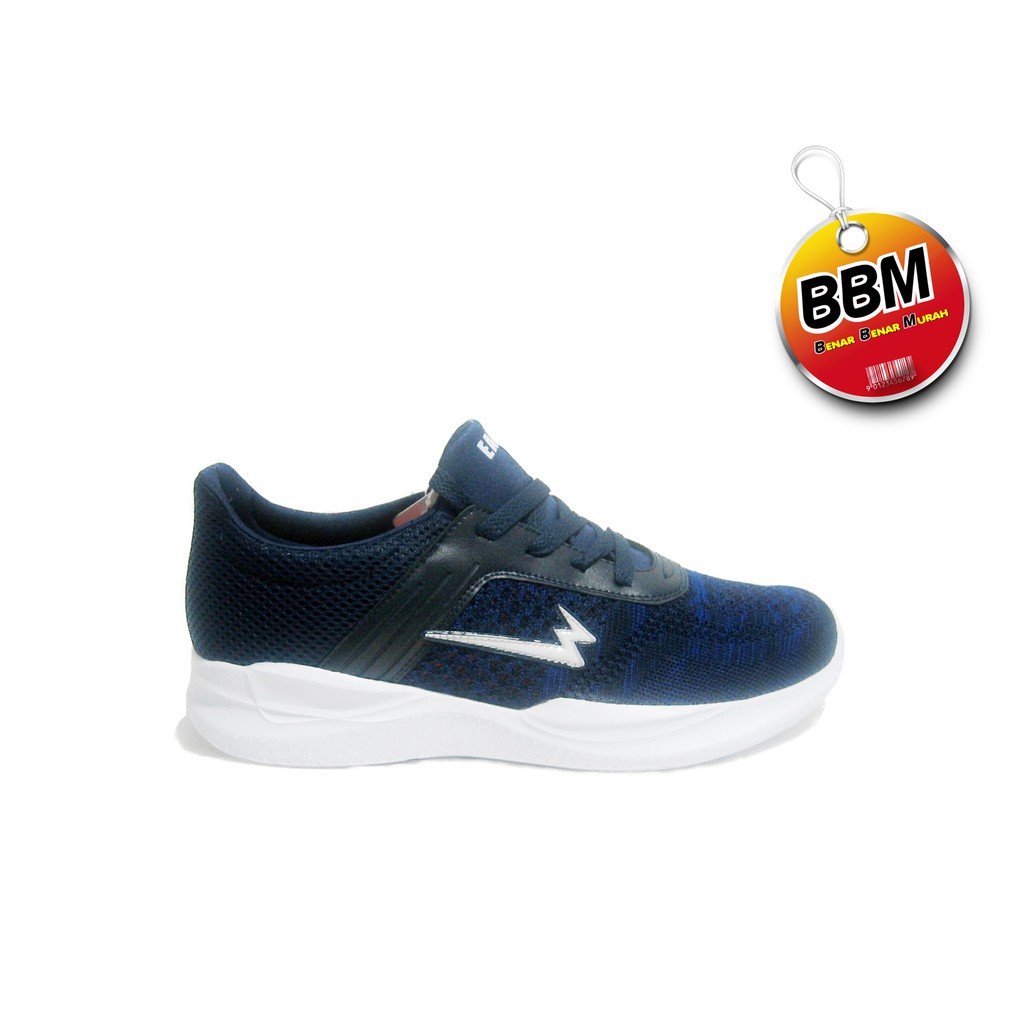  EAGLE  DETROIT SEPATU  PRIA SNEAKER SANTAI RUNNING  Biru 