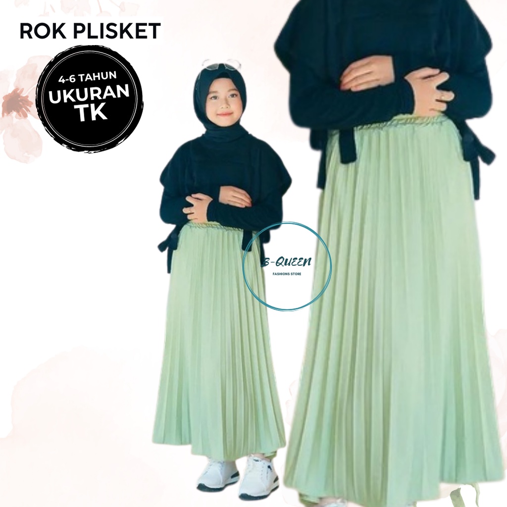 rok plisket anak TK /rok plisket anak premium/rok plisket anak perempuan