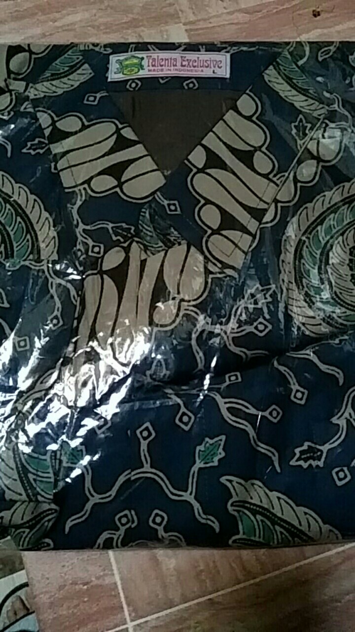 Kemeja Batik Prabu Bahan Katun Baturaden Reguler Fit A004