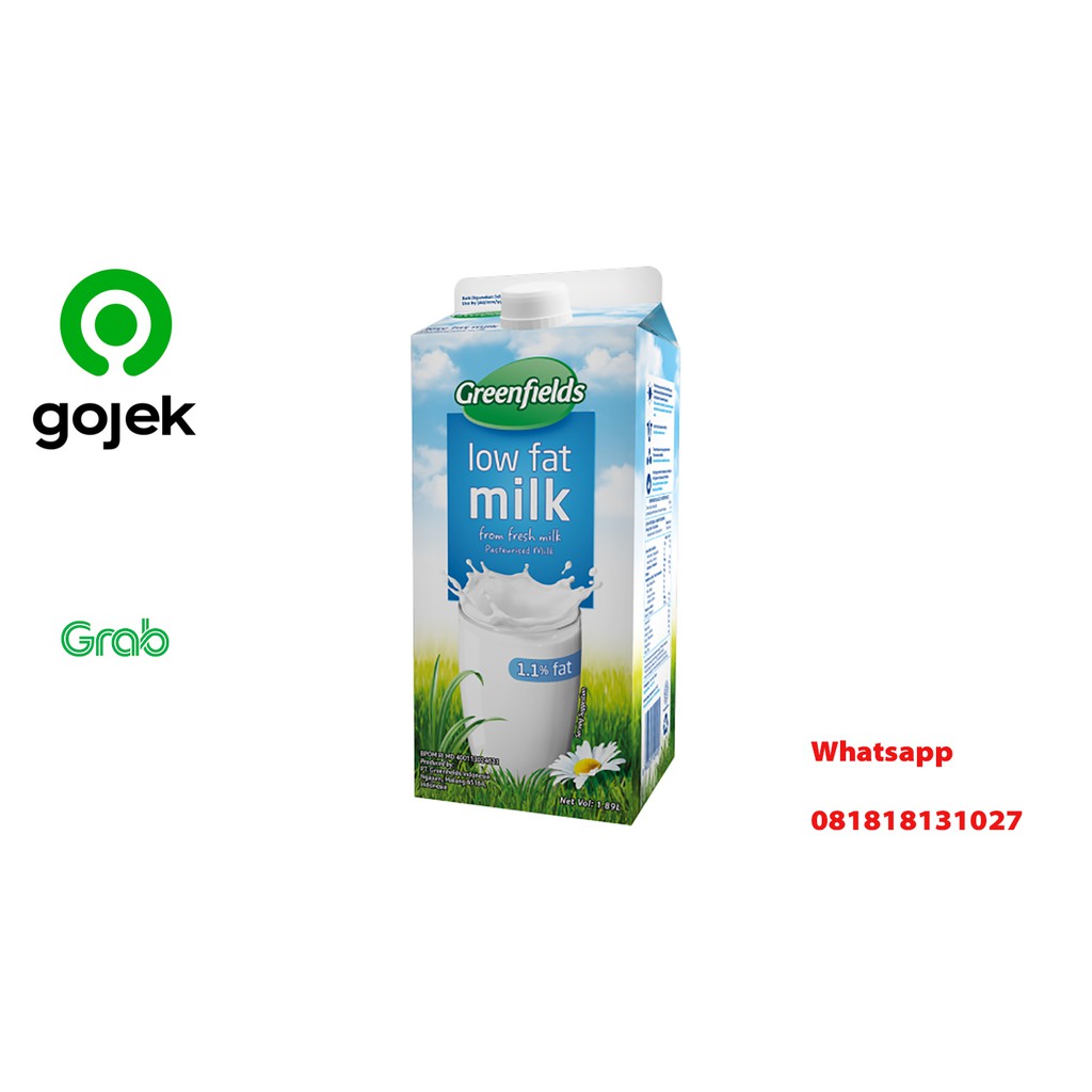 

Susu Segar Greenfields Low Fat 1,89 Liter