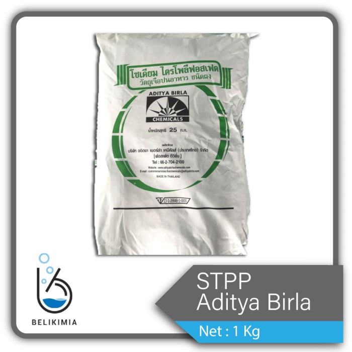 

TERBARU STPP - Sodium TriPolyPhospate Food Grade ex Aditya Birla