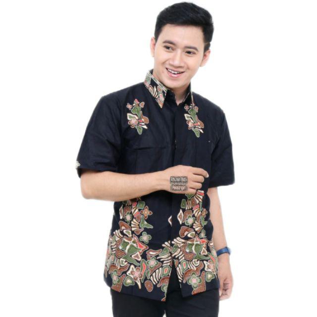 Ahn Kemeja Batik Kantor Seragam/kemeja Batik Premium/atasan Batik Pria/kemeja Batik Unggul Jaya Mlxl