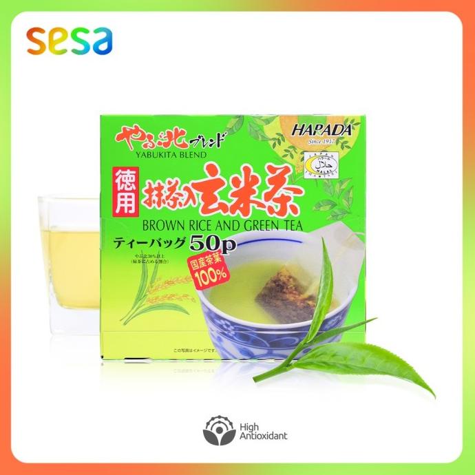 

Harada Yabukita Blend Brown Rice and Green Tea 100 g (50 Tea Bags)