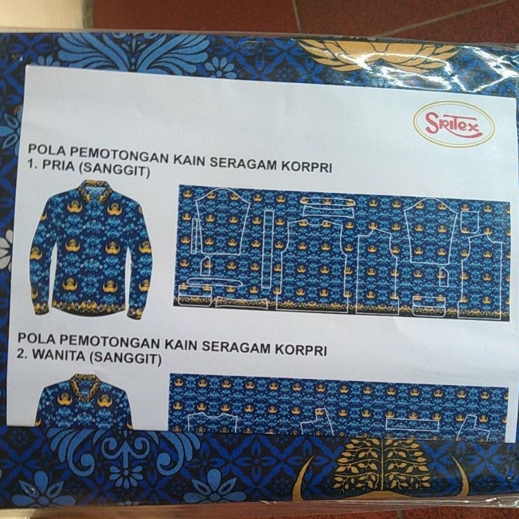 KAIN BATIK KORPRI RESMI TAHUN 2022 KUALITAS PLATINUM