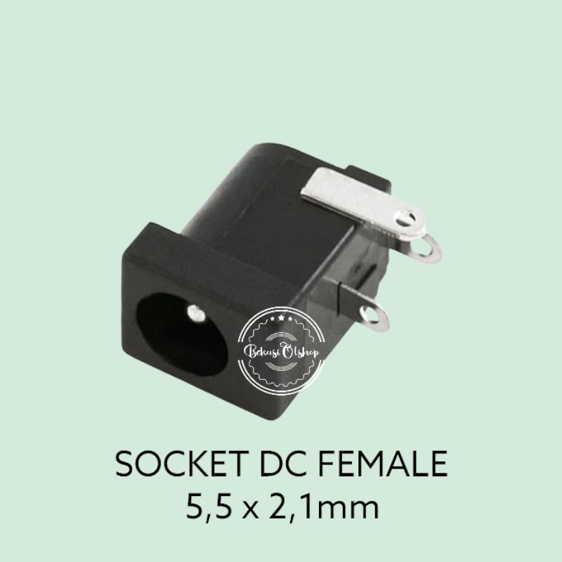 Jual SOCKET POWER DC KOTAK 5,5mm IN FEMALE / SOKET DC KOTAK / CONECTOR ...