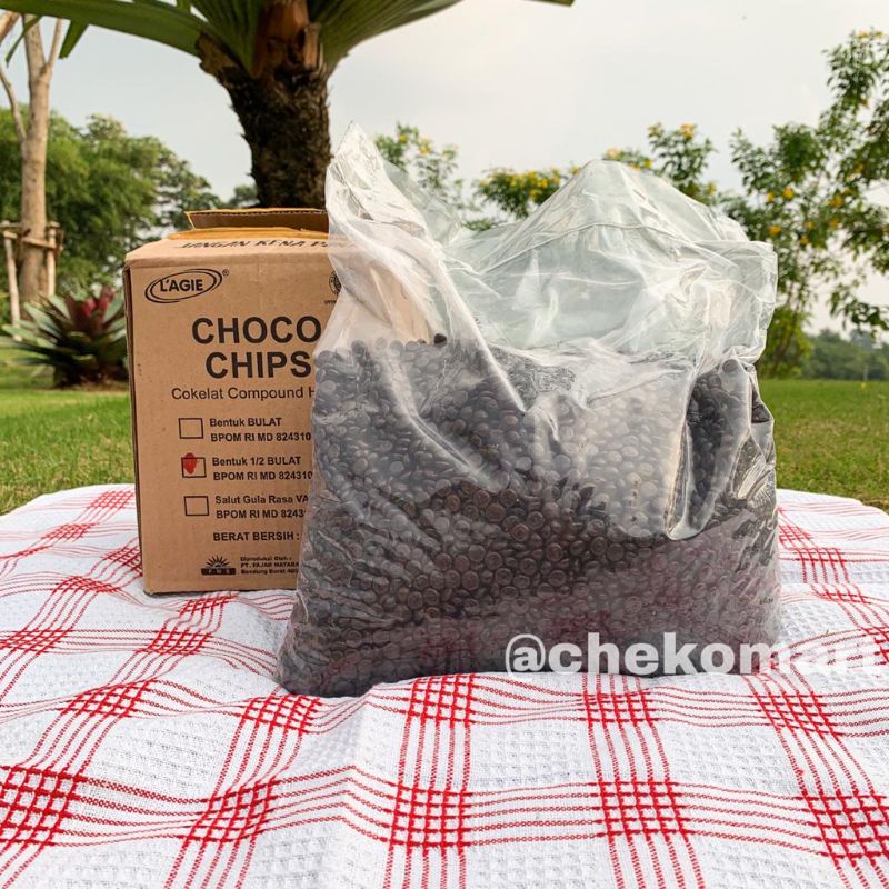 

L'AGIE CHOCO CHIPS 1/2bulat