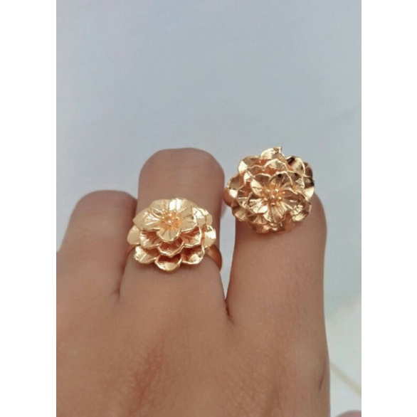 Cincin Bunga Kendari Dubai. yaxiya .perhiasan wanita-L