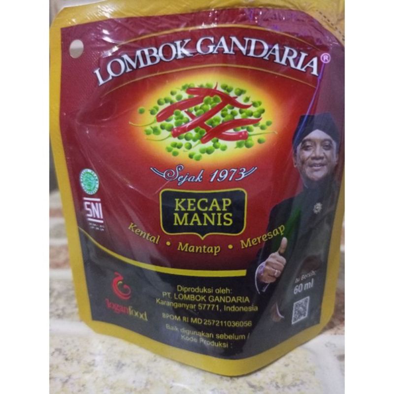 

[Ready] Kecap Manis Lombok Gandaria Pouch 60 ml