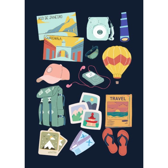 

stiker travel