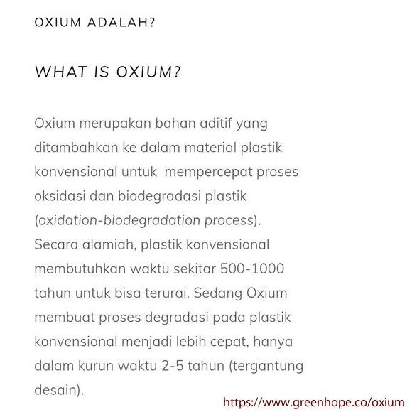 ✭ Kantong Kresek PE Bening 40cm Pond Singlet (Polos / Oxium) Pack 500gr ♨