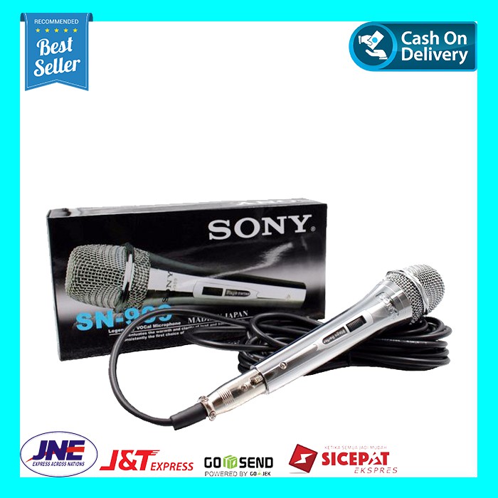 terlaris  produk Microphone Sony SN 909 MiK/Mikropon/Mic Kabel