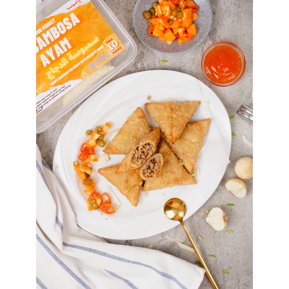 

Alba Food Sambosa Ayam Isi 10Pcs
