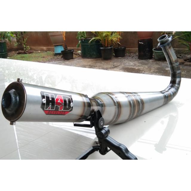 Knalpot Kolong Kupang Plat Karat for RX King