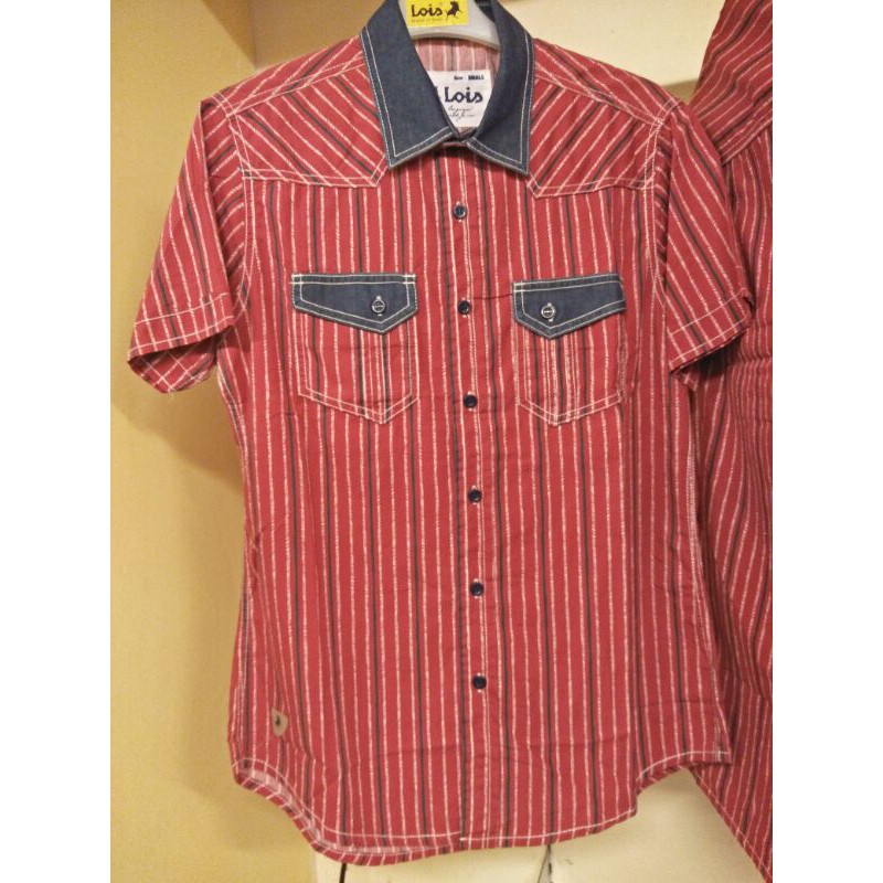 Lois Jeans - Kemeja Pria Lengan pendek