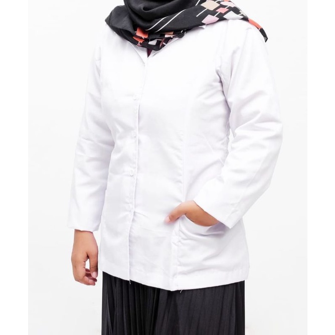 Baju dinas putih wanita baju PPL atasan wanita polos ASN PNS PPL GURU kemeja