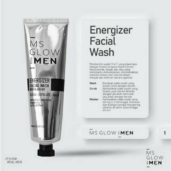 MS GLOW FOR MEN FACIAL WASH ORIGINAL