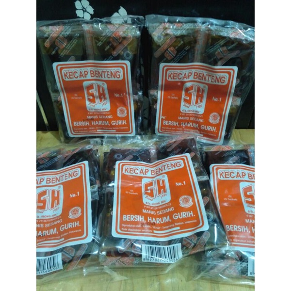 

Kecap Benteng Sachet Pack Isi 20 pcs
