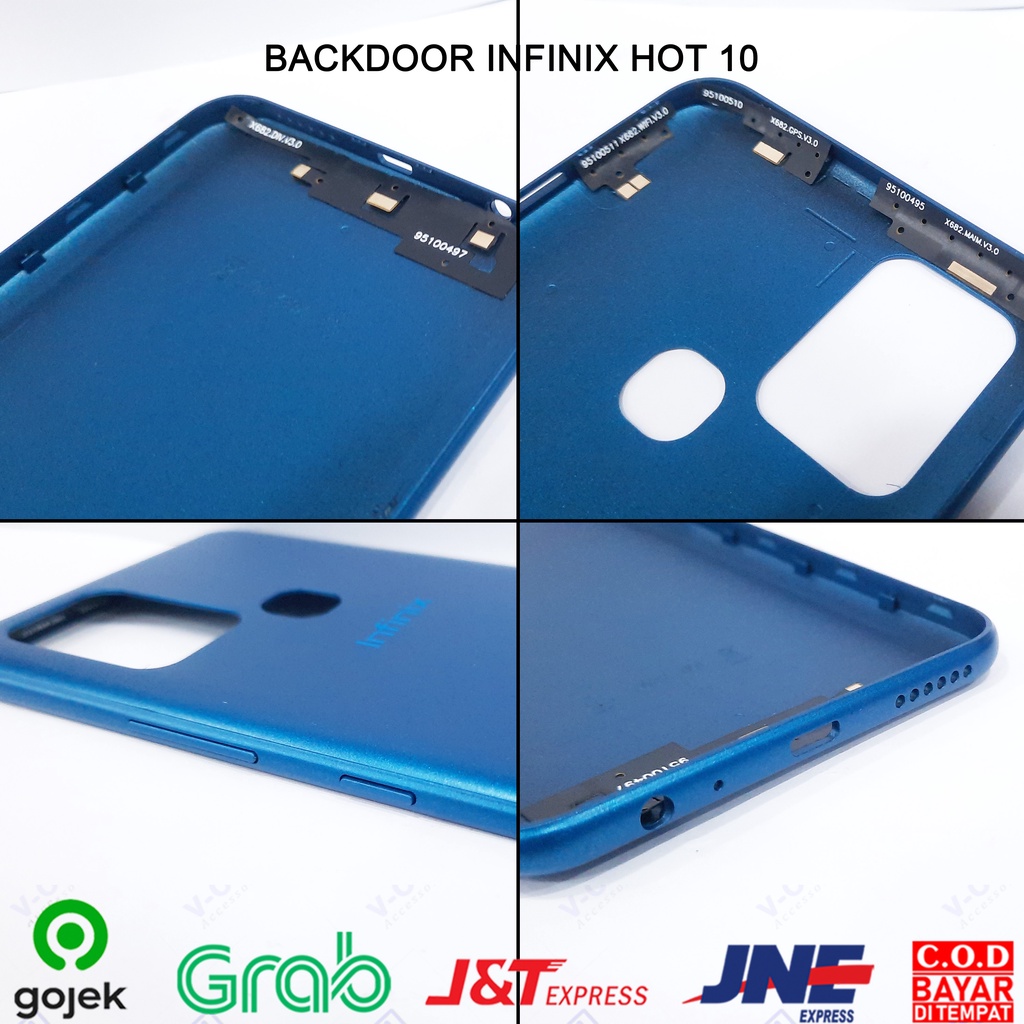 Backdoor INFINIX HOT 10 Tutup Baterai Casing Belakang