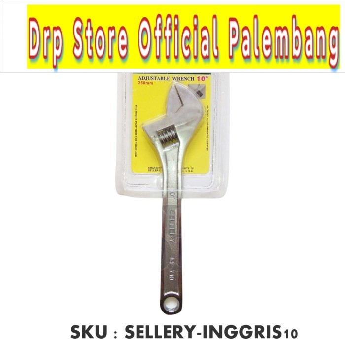 SELLERY Kunci Inggris / Adjustable Wrench 10&quot; 12&quot; - 10-INC