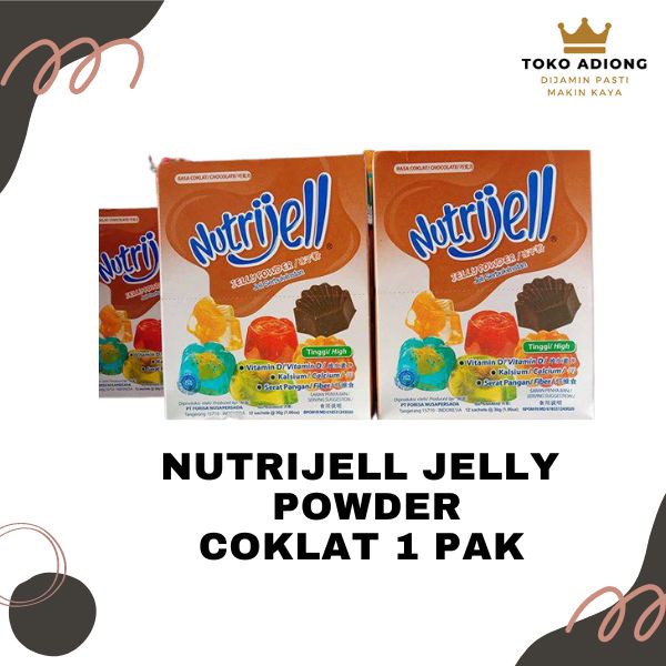 

NUTRIJEL - JELLY POWDER COKLAT 1 PAK ISI 12 SACHET