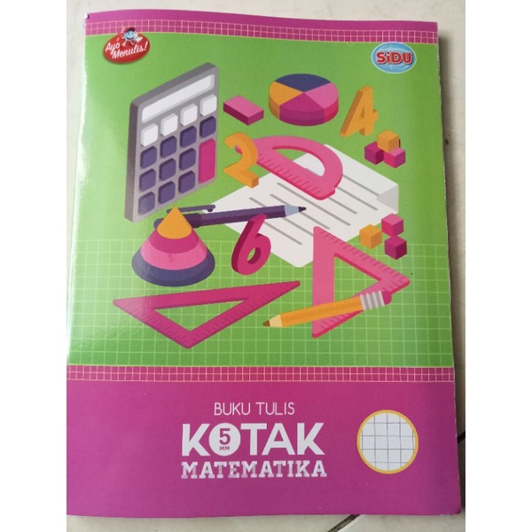 

buku tulis kotak kecil sidu isi 38lembar