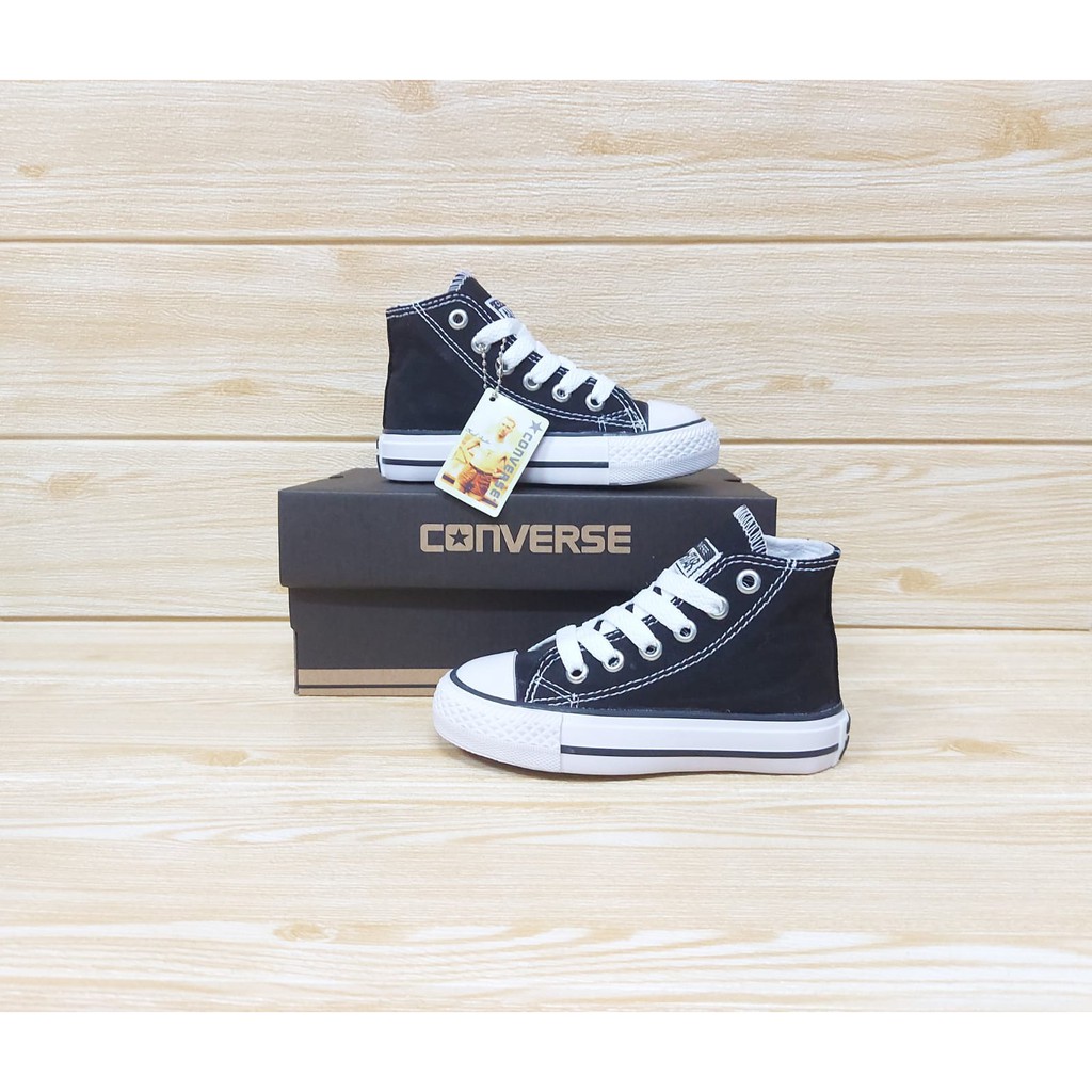 SUPPLIER SEPATU KHUSUS ANAK LAKI LAKI | SEPATU ANAK PEREMPUAN | SEPATU ANAK CONV3RS3 4LL ST4R CLASIK HIGH SIZE 21-35