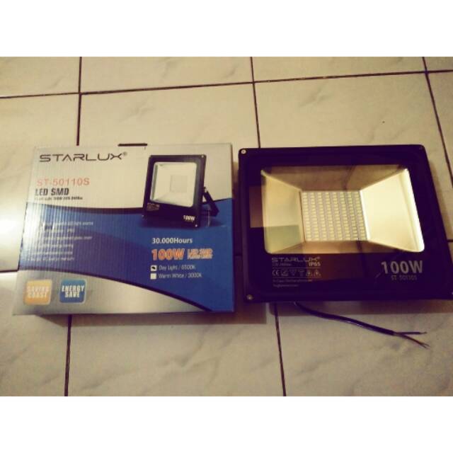 LAMPU SOROT LED ATAU KAP SOROT LED 100 WATT STARLUX DAN KYUZUKU
