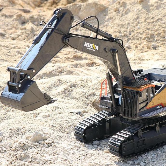 Huina 1592 RC Excavator 22CH 1/14 Mobil Alat Berat